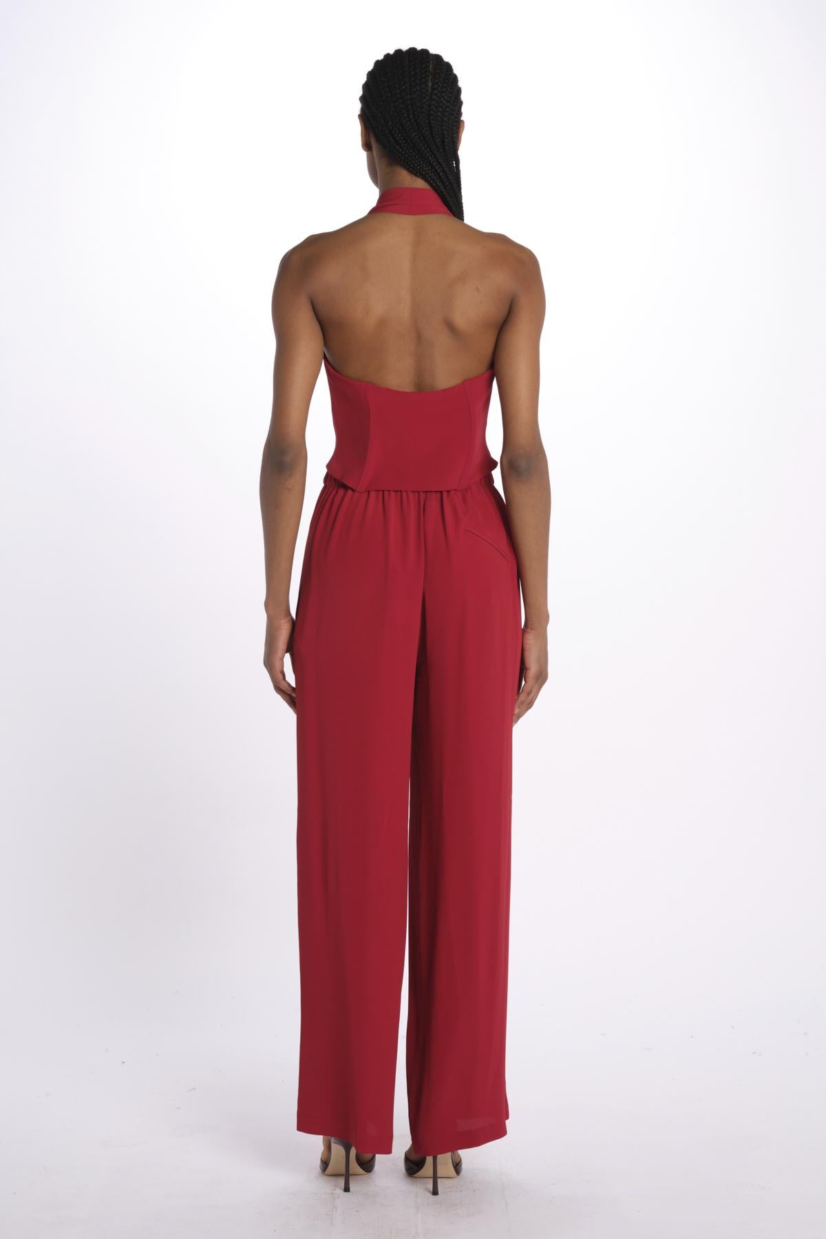 Top con nodo 41352-412 LAMPONE federica tosi 