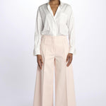 Pantalone ORIANA cropped nervature denim ORIANA540170 91 quelledue 