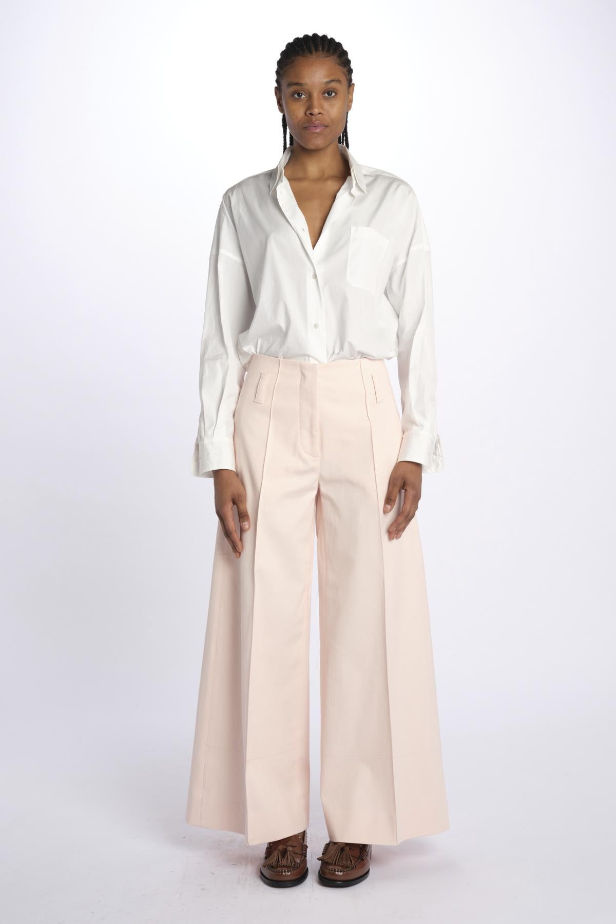 Pantalone ORIANA cropped nervature denim ORIANA540170 91 quelledue 