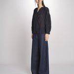 Camicia con nervature NIPOA 2HVA27-V09117 NOIR vanessa bruno 