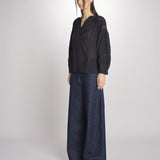 Camicia con nervature NIPOA 2HVA27-V09117 NOIR vanessa bruno 