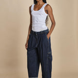 denim over CURVEDWIDE LEG  515324LID D402 DARK INDIGO phillip lim 