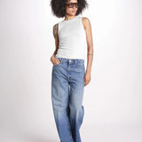 Top a costine GAIA 6EVB05-V13745 ECRU vanessa bruno 