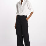 Pantalone NADIA co/ stretch NADIA NAC120 P01 NAVY nine in the morning 