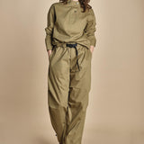 camicia collo guru DIMAS SNW MILITARY GREEN studio nicholson 
