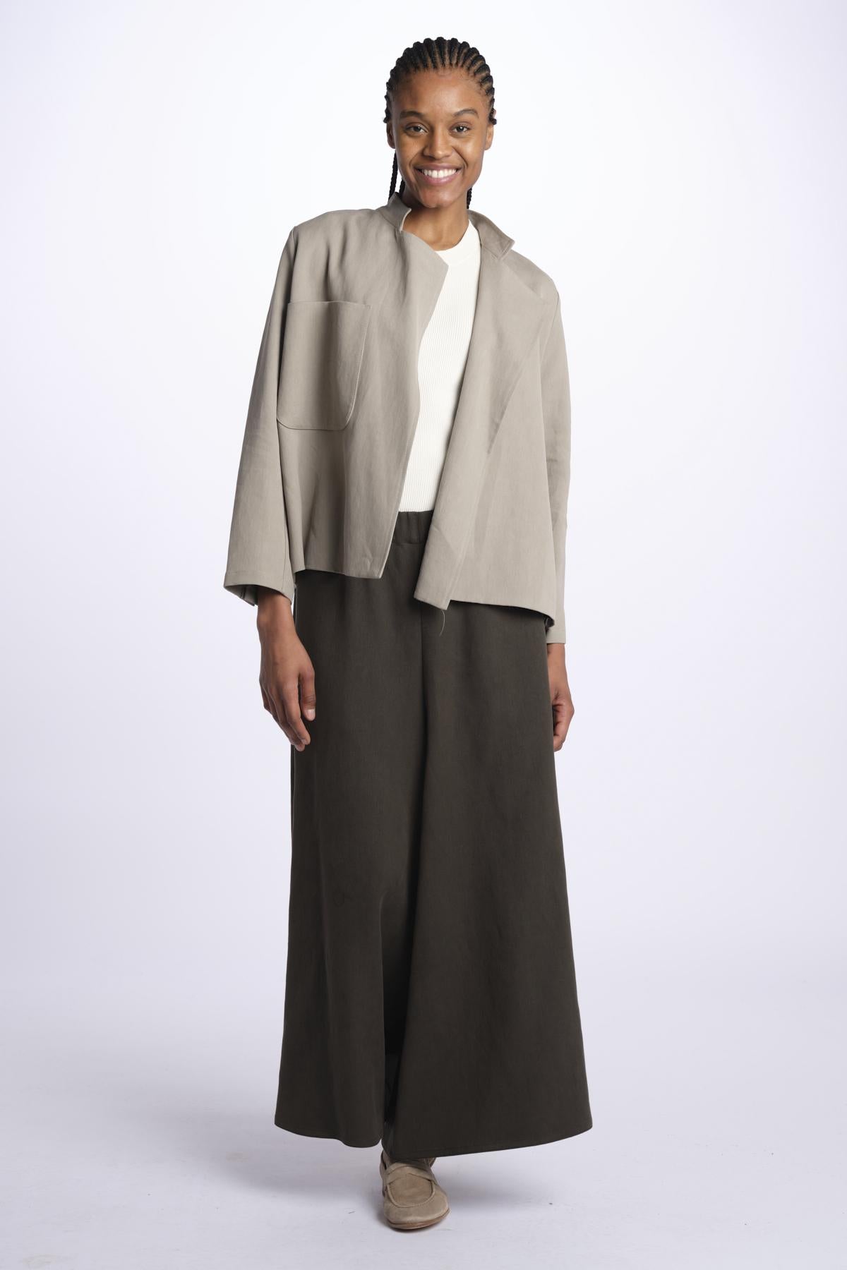 1309 pantaloni elastico lino enzimato 1309 FOREST dusan 