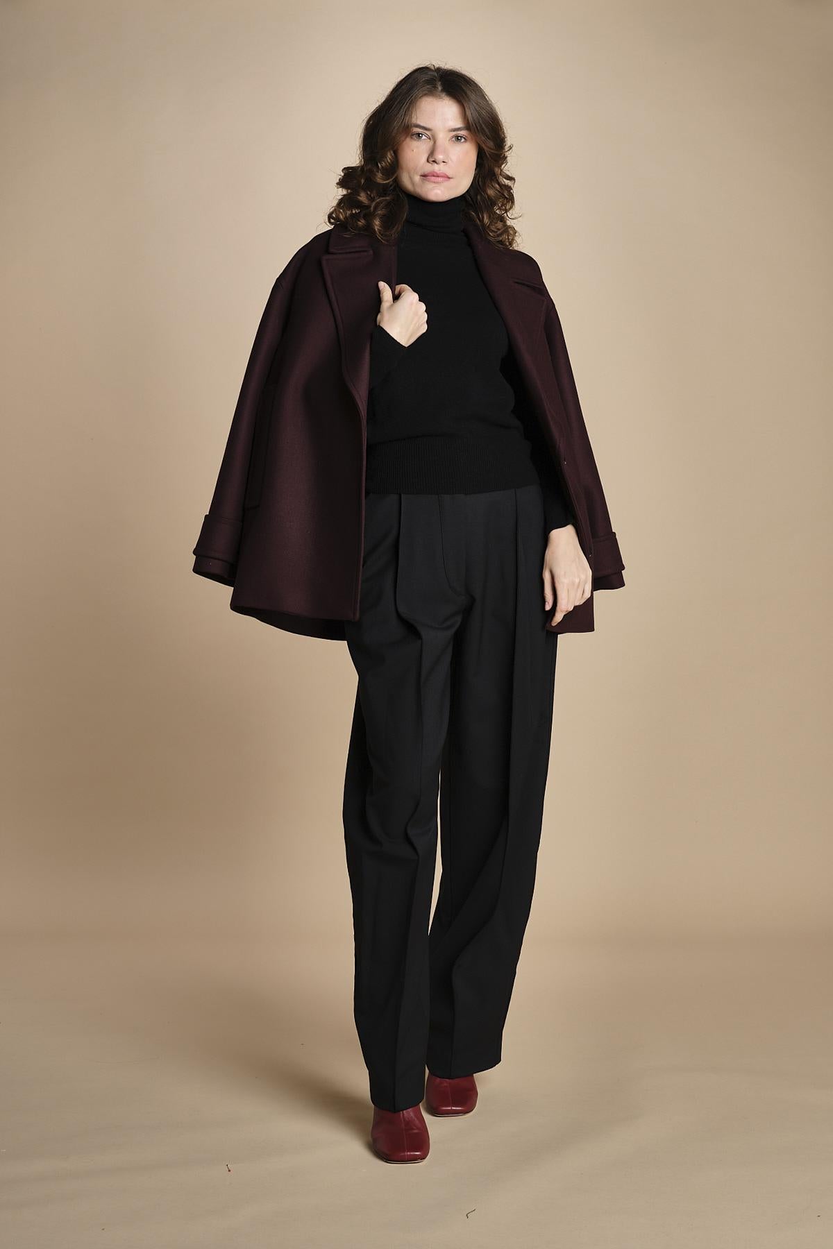 pantalone largo stretto sul fondo CARA TLW03116W0206ABTPB BLACK T0002 the latest 