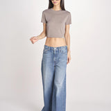 t-shirt costine m/c PARGA 026TS614RM FUMO woc 