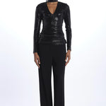  ASOLO SEQUINS-BLACK leTwins 