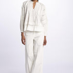 Camicia ELIM pieghine + pizzo ELIM ECRU vanessa bruno 