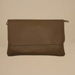 pochette in pelle con tracolla MINI SALLY BS0410 05BEIGE SCURO borse 