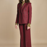 giacca slim doppiopetto in gabardina BICE 33035339 164 quelledue 