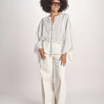 camicia a maniche lunghe WAGMA SIMPLY WHITE scarlett poppies 