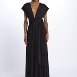 ALLUIM DRESS abito lungo ALLIUM BLACK nash 