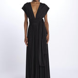 ALLUIM DRESS abito lungo ALLIUM BLACK nash 