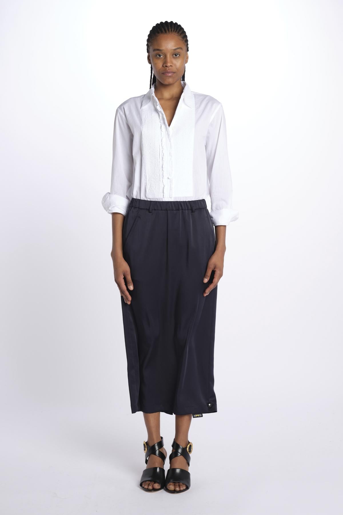 Gonna lunga 2265 NAVY aspesi 