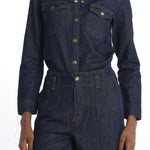  DARTED WIDE LEG JEAN BLU frame 