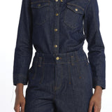  DARTED WIDE LEG JEAN BLU frame 