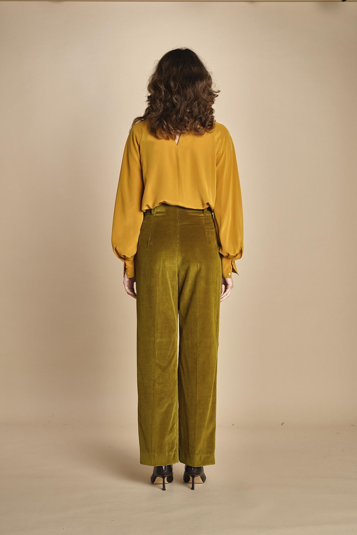 pantaloni in velluto con pinces ORDINE 2525136036600 024 weekend maxmara 