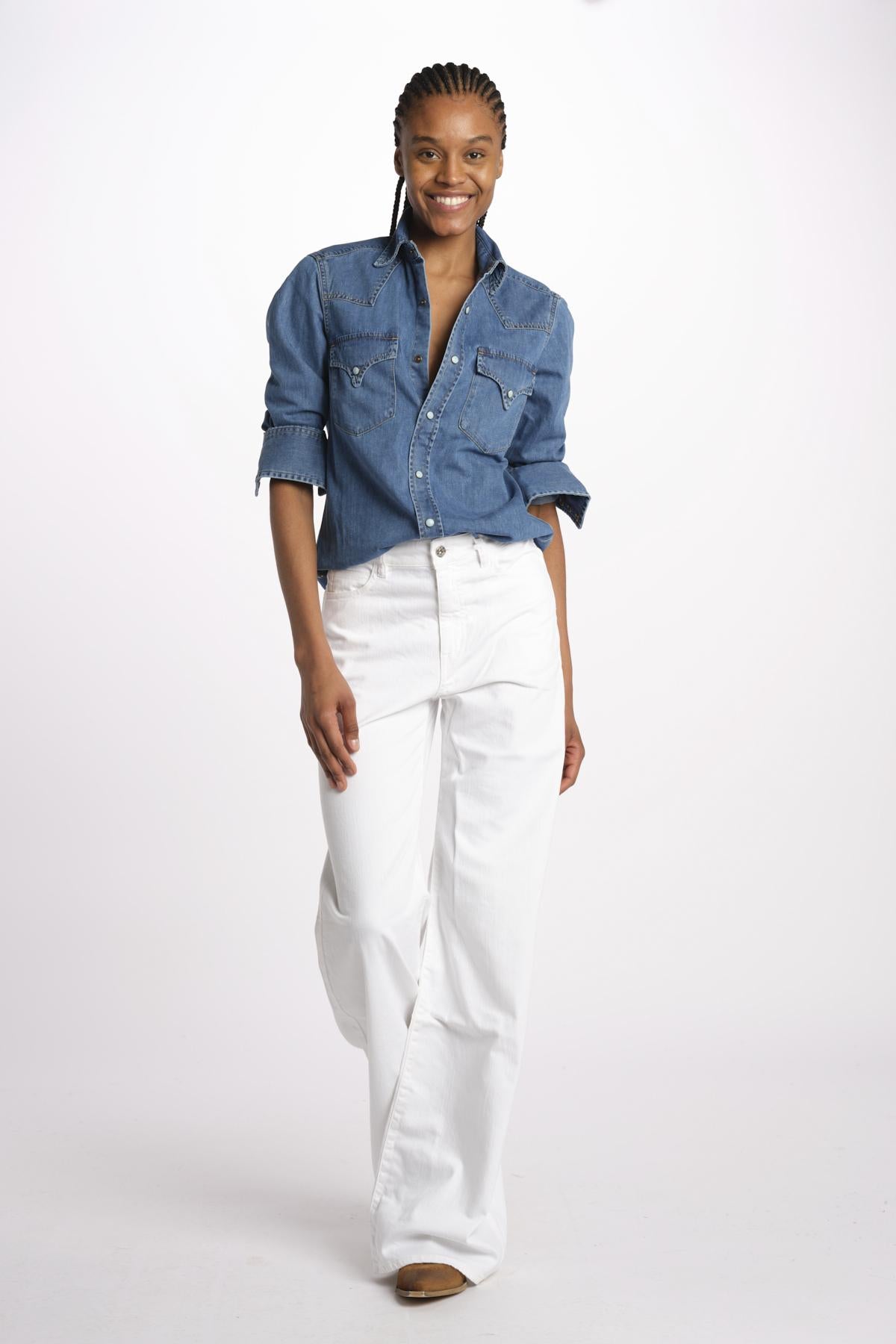 Denim CLARA combo largo lungo CLARA WHITE true avenue 