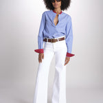 camicia a righe con collo guru MICA5630 BT milaura 
