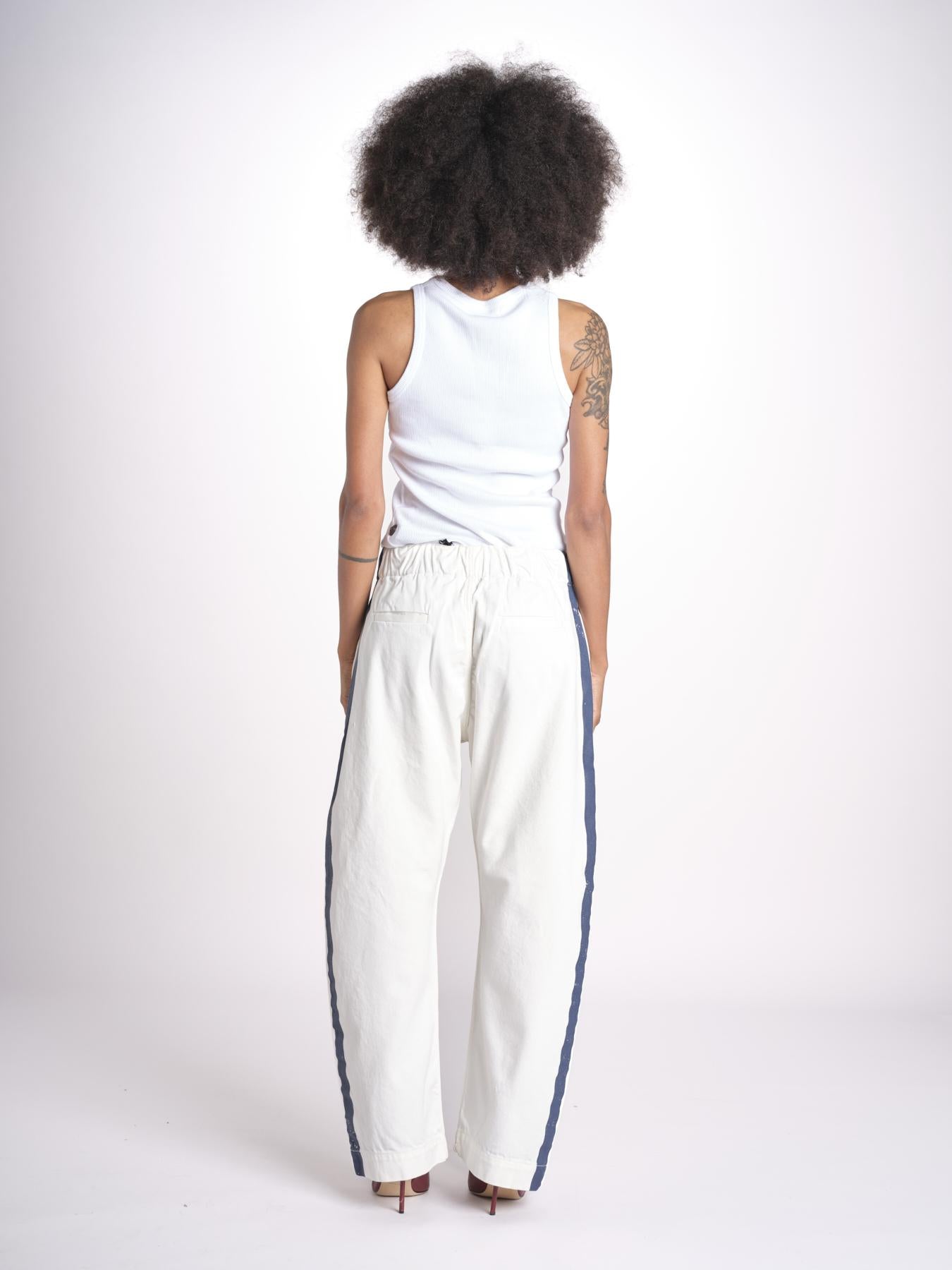 denim con coulisse e bande MILVA C44 DENIM milaura 