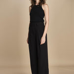 pantalone smoking PEONY ROSE IO1100X5121 BK999 ivy oak 