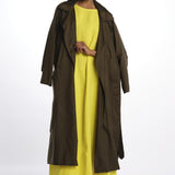 Abito lungo limone 1622 SAFFRON dusan 
