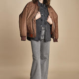 camicia in denim SOFIA CARBON fam 