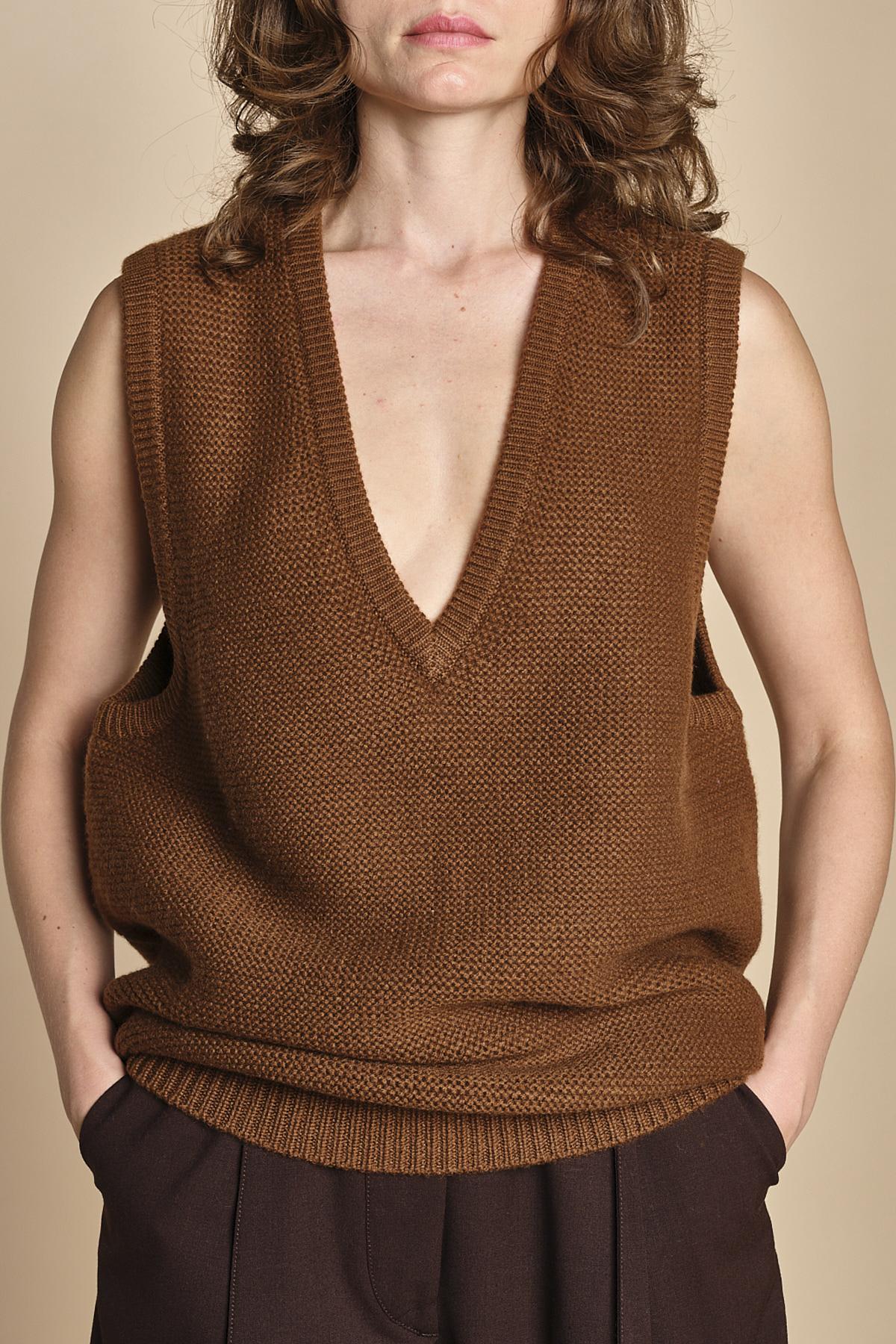 gilet over links MIL55 25383 SYRUP milaura 