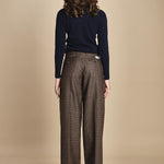 pantalone lungo chiuso fondo. NANCY NAN18 CHECK nine in the morning 