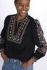 Cross stitch embroidery shirt