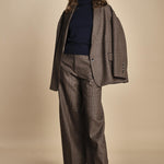 pantalone lungo chiuso fondo. NANCY NAN18 CHECK nine in the morning 