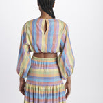 Top corto M/L MOD14 BIANCO MULTI milaura 