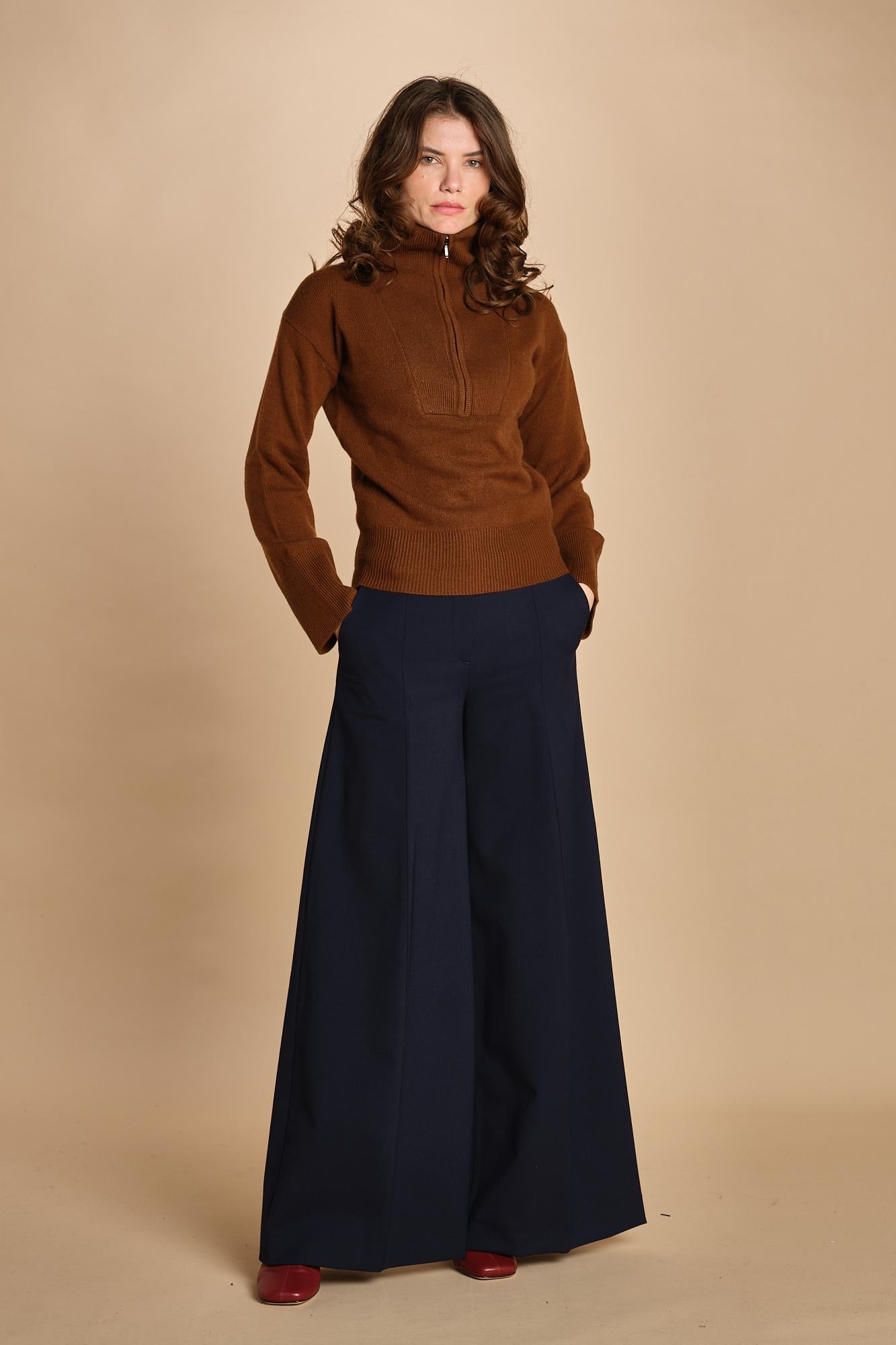 maglia mezza zip MIL14 25383 SYRUP milaura 