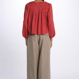 Camicia MYRA voille pieghe 150 PAPRIKA sea ny 