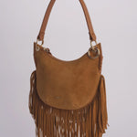 Borse piccola con frange SWING T FRANGE COGNAC ba&sh 