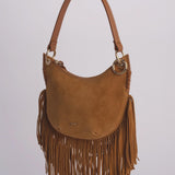 Borse piccola con frange SWING T FRANGE COGNAC ba&sh 