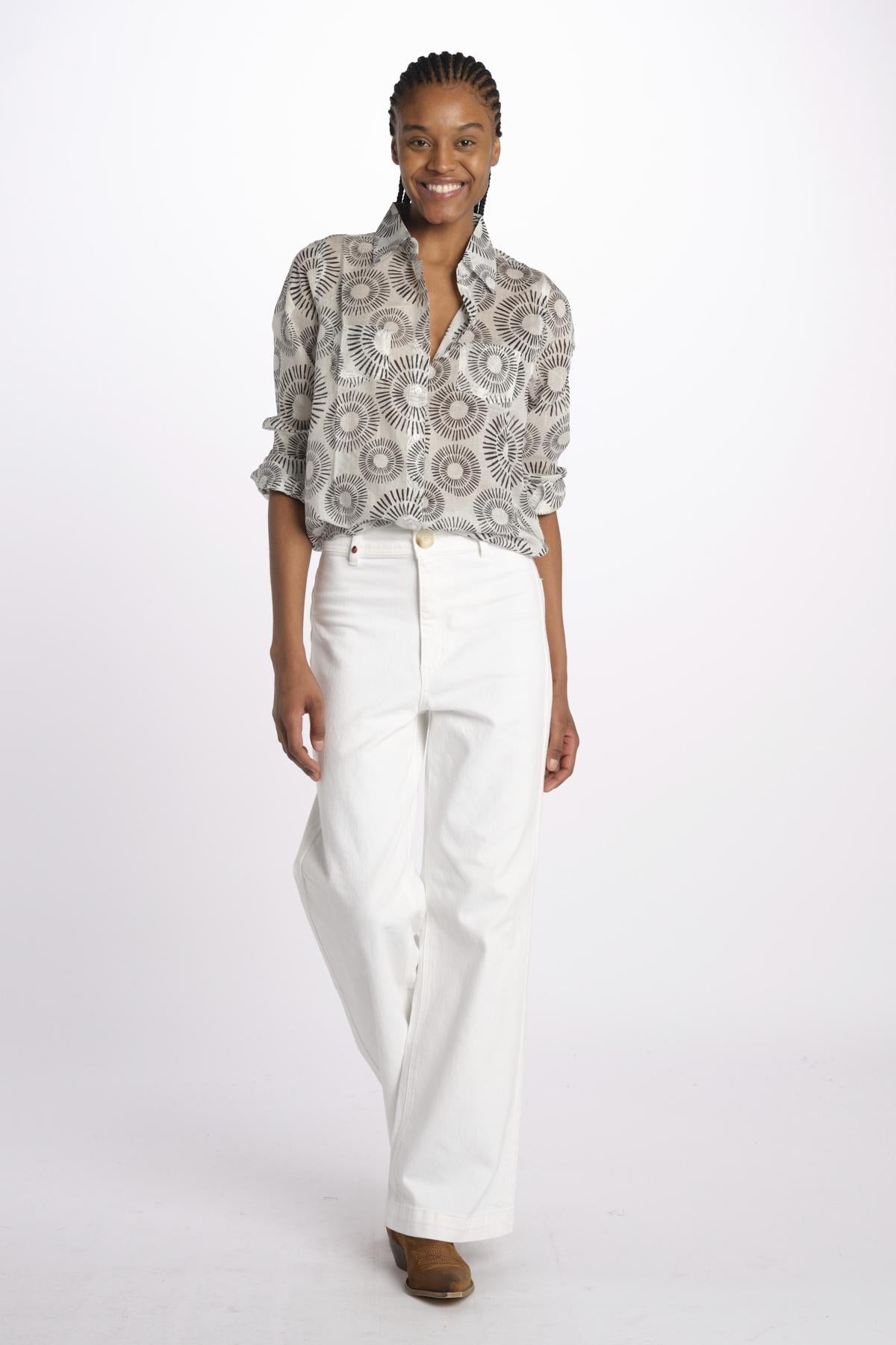 Camicia FLEUR SX7522 400J terre rouge 