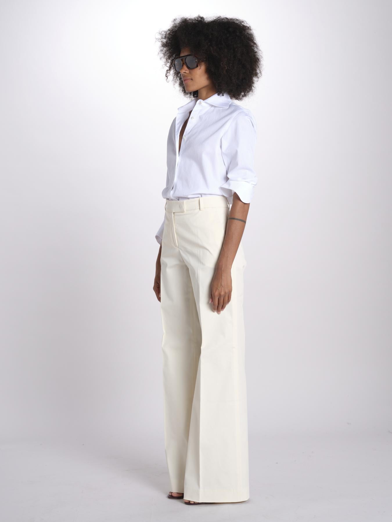 pantalone dritto in cotone MELODY 684 5410 quelledue 