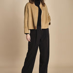 bomber in panno double BWELFRETF5 CAMEL bombers original 