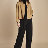 bomber in panno double BWELFRETF5 CAMEL bombers original 