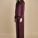 camicia in raso CANOLI PRUNE ba&sh 