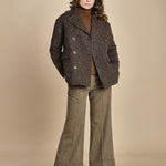pantalone cropped con risvolto MELODIA 652923 19 quelledue 