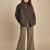 pantalone cropped con risvolto MELODIA 652923 19 quelledue 