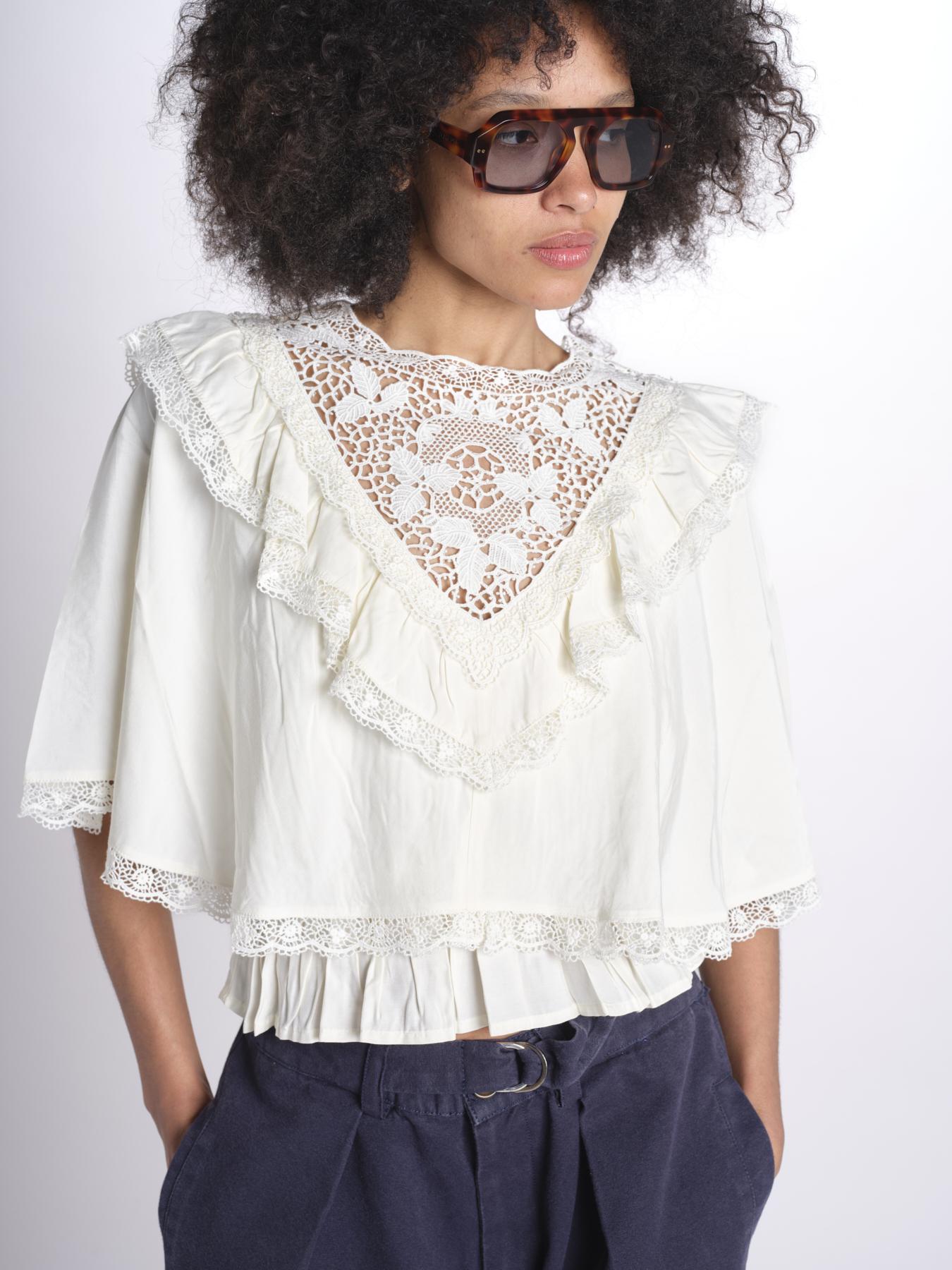 camicia lace capelet SHANNA121 CREAM sea ny 