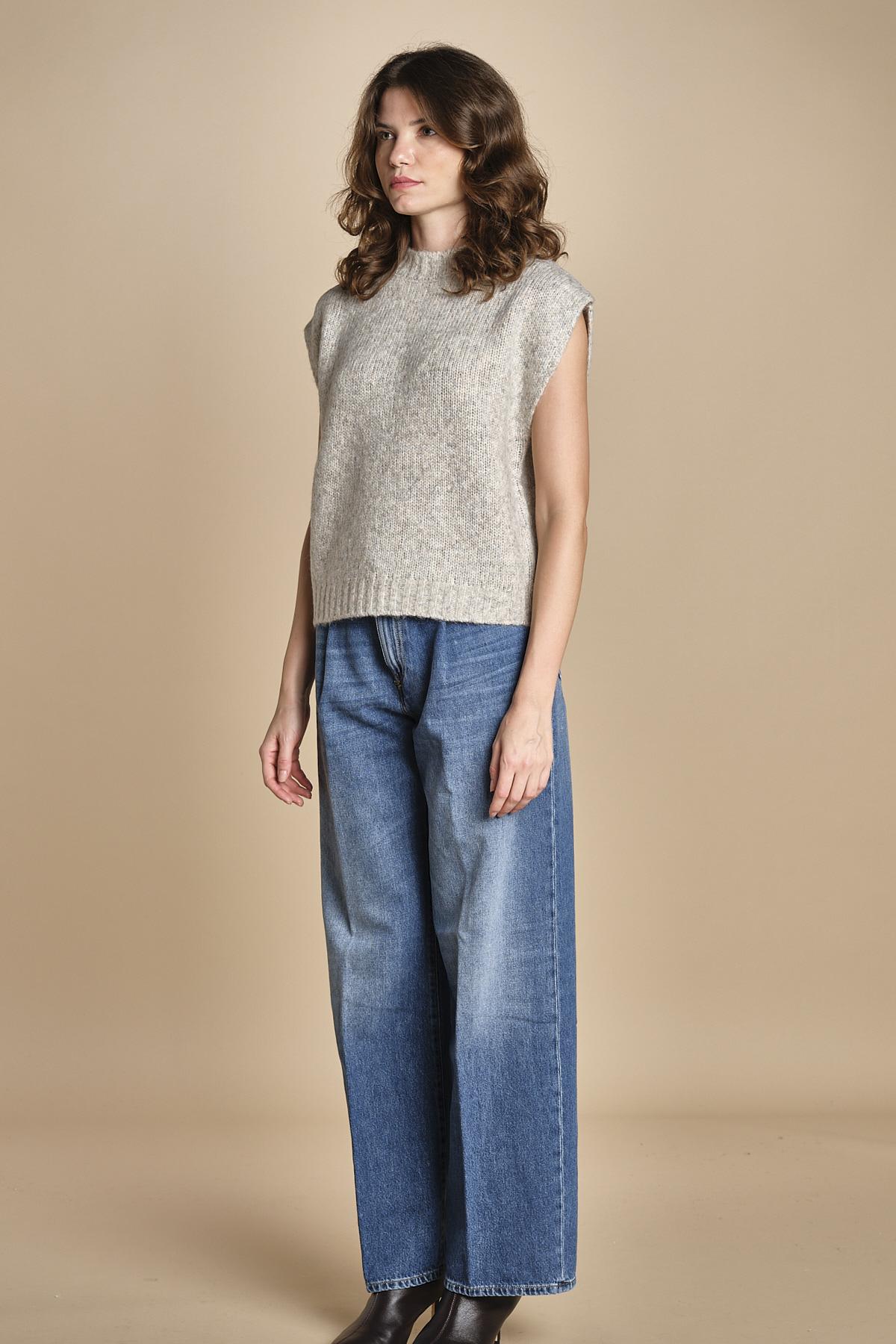 MAM gilet in shetland BEMV512 NATURAL hartford 