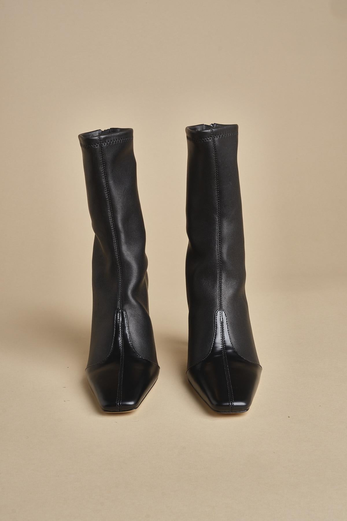 stivaletto in pelle MAVERIK ANKLE F770CFS BLK studio AMELIA 