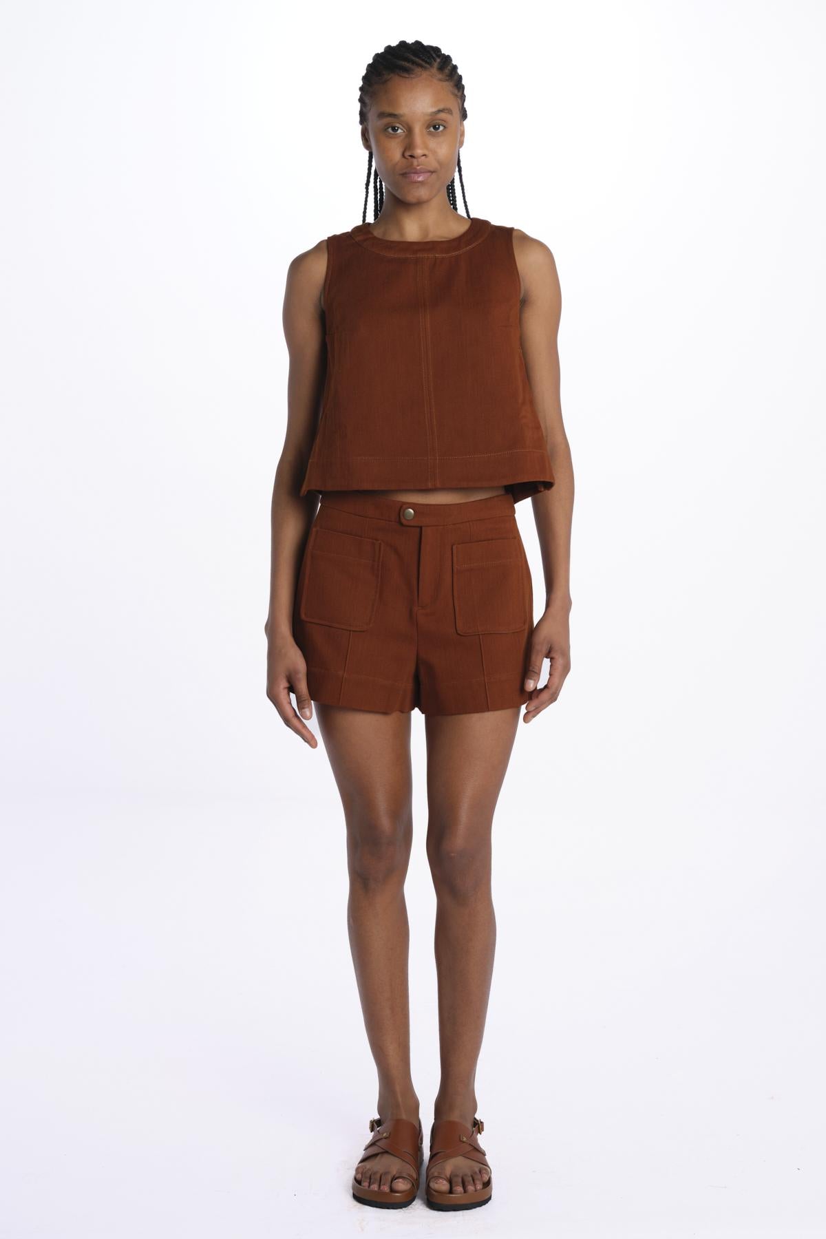 DOVER short gabardine con tasche SHO1604DOVER MAR1825S soeur 