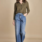 TACY camicia in jersey BETB500 MILITARY hartford 